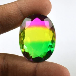 82.10 Ct Superb Quality Multi-Color Tourmaline Oval Cut Shape Loose Gemstone - Picture 1 of 4