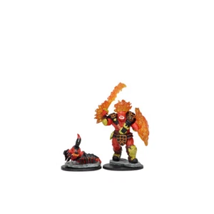 Miniaturas pintadas Wardlings: orco de fuego y ciempiés de fuego - Imagen 1 de 4