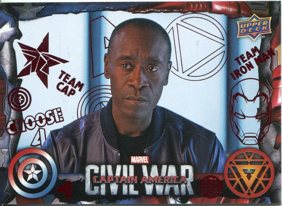 Captain America Civil War Red Foil Parallel Base Card #25 [***/100] Foto 1 de 1