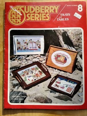 BANDEJAS Y MESAS Sudberry Series Punto de Cruz Folleto Libro Número 8  Foto 1 de 3