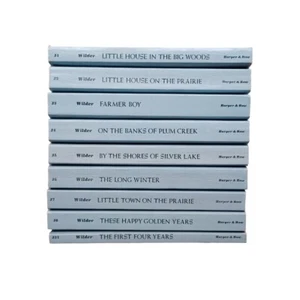 Vintage Little House on the Prairie 9 Book Set Lot Laura Ingalls Wilder 1971 - Picture 1 of 10