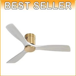 Transitional 52 Inch Indoor/Outdoor Ceiling Fan – Remote, Energy-Saving Design - Picture 1 of 10