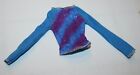 Blue and Purple Long Sleeved Top for Barbie Dolls