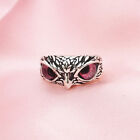 Vintage Creativity Owl Devil's Eye Ring Exaggerated Animal Adjustable Opening