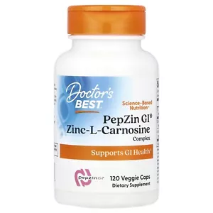 PepZinGi, Zinc-L-Carnosine Complex,120 Veg Capsules - Doctors Best - Picture 1 of 2