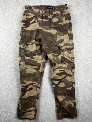 Pantalones cargo Abercrombie & Fitch para hombre 29x30 (29) camuflaje holgado camuflaje exterior Foto 1 de 4