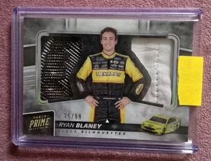 Ryan Blaney 2018 Panini Prime Racing - Clear Silhouettes 35/99 Dual Relic CS-RB - Picture 1 of 3
