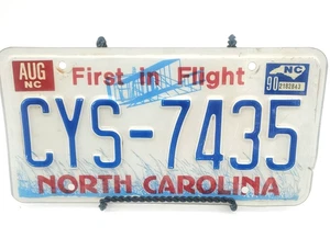 North Carolina Vintage License Plate First in Flight Car Auto Man Cave CYS-7435 - Picture 1 of 5
