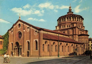 Postcard Italy Milano St. Mary of the Graces Church - Picture 1 of 2