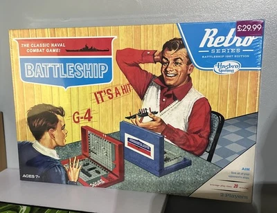 HASBRO RETRO SERIES BATTLESHIP GAME 1967 EDITION - BRAND NEW - FREE UK DELIVERY - Image 1 of 2