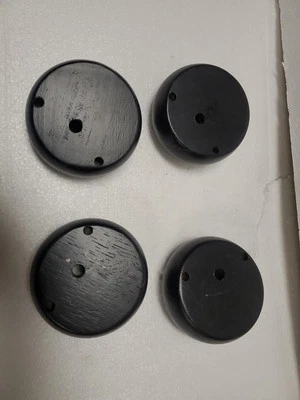 Crosley Furniture Alexandria Bun Foot - Negro Foto 1 de 2