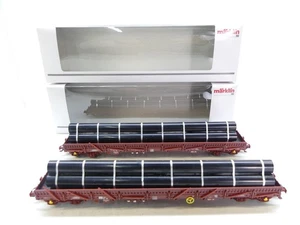 Märklin H0 47011 Wagen-Set mit Rohr-Ladung, SNCB, AC, NEM, NEU in OVP #61717 - Bild 1 von 11