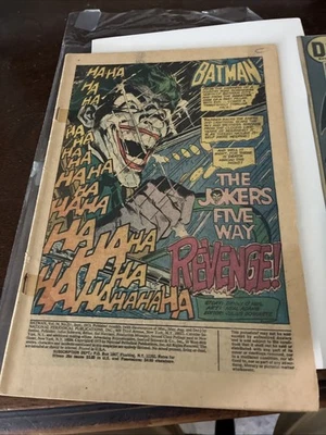 Batman #251 (DC Comics September 1973) No Front Cover, Back Cover Is Still On - Image 1 of 4