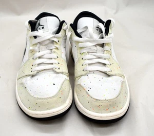 Air Jordan 1 Low Brushstroke (DM3528 100) - Size 9 - Used - Picture 1 of 7