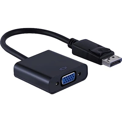 ATIVA DISPLAYPORT TO VGA PIGTAIL ADAPTER 6” BLACK 36543 - BLACK - Image 1 of 4