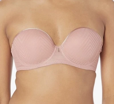 Sutiã Freya Alfaiataria 36G Sem Alças Moldado Acolchoado Multivias 401109 Rosa Novo com etiquetas - Imagem 1 de 4