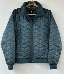 Under Armour Puffer Jacket Women’s XL Teal Athleisure City Lightweight - Picture 1 of 5