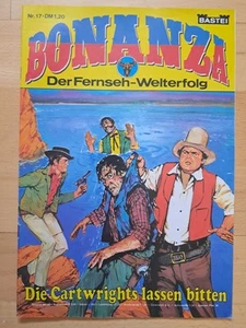 Bonanza Nr.17 mit Poster - TOP Z1 Der Fernseh-Welterfolg als BASTEI COMICHEFT - Picture 1 of 4