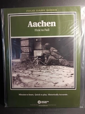 NEW! WWII - Aachen - First to Fall - DECISION FOLIO WAR GAME  - Image 1 of 2