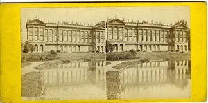 ITALIE MILANO Villa Reale, PHOTO photographie vue stéréo circa 1880 - Picture 1 of 1