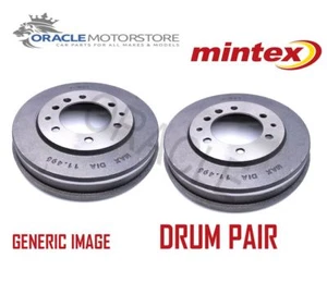 2 x NEW MINTEX REAR BRAKE DRUM PAIR BRAKING DRUMS GENUINE OE QUALITY MBD193 - Picture 1 of 1