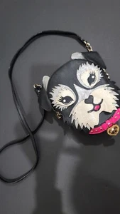 Bolso Bandolera Betsy Johnson Kitsch Fritzy Nose Squeaks Brillo/Negro/Blanco/Rosa - Imagen 1 de 7