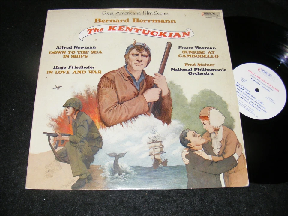A. Newman BERNARD HERRMANN AMERICANA Film Scores LP THE KENTUCKIAN F Waxman QUAD - Image 1 of 1