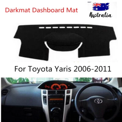Front Dashboard Instrument Platform Dashboard Mat Suede For Toyota Yaris 2006-11 - image 1 of 4