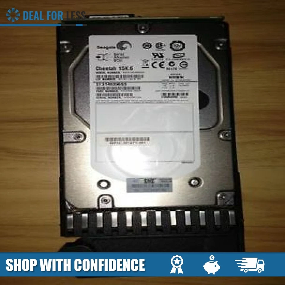AJ735A/480937-001/481271-001/488156-001- HP 146GB 3G 15K 3.5" SAS DUAL PORT HD - Image 1 of 1