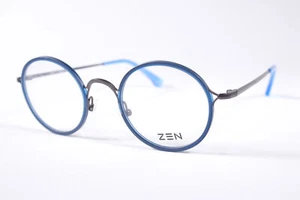 Zen Z418 JV17 Blau Rund Vollrand Vintage Herren Neu Brille - Bild 1 von 4