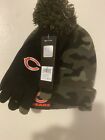 OS Chicago Bears Camouflage Beanie & Gloves Combo NFL Branded $50 Retail NWT