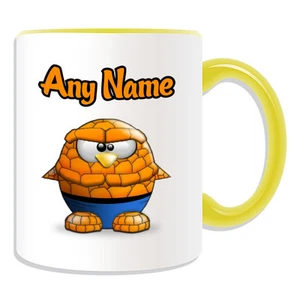 Personalisierte Geschenk Sache Pinguin Tasse Spardose Tasse Filmheld Fantastic Four Ben - Bild 1 von 20