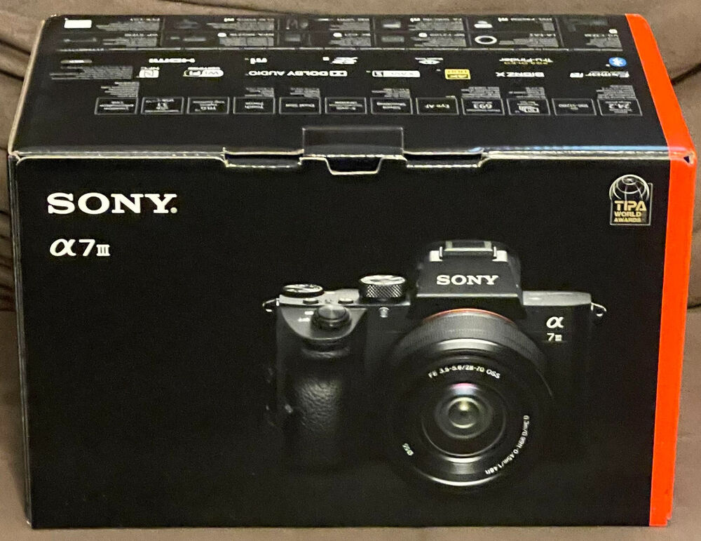 Sony Alpha A7 III 24.2MP Digital Camera Black Kit with FE 28-70 mm F3.5-5.6 OSS