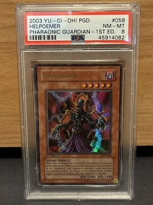 Helpoemer - PGD 1st Edition - Ultra Rare Holo Yu-Gi-Oh! Card - PSA 8 NM-MINT - Image 1 of 3