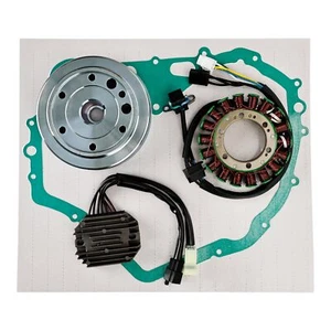 Flywheel Rotor + Stator + Regulator + Gasket For Arctic Cat 400 Manual 2003-2008 - Picture 1 of 11