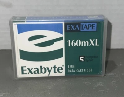 Cartuchos de cinta de datos a granel 4 exabytes 307265 8 mm D8 160 m XL escaneo helicoidal 7/14 GB Foto 1 de 3