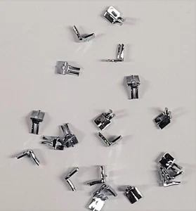Set of 10 pr. Plastic Chrome Rear Exhaust for HO Scale Slot Cars - BP-0005 - Picture 1 of 2