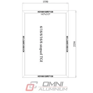 Alu Fenster Aluminium Fenster Festverglasung Aluminiumfenster aus Polen nach Maß - Bild 1 von 7