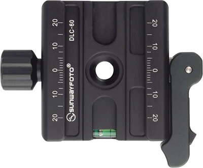Sunwayfoto DLC-60 60mm Lever Lock Clamp, Arca Compatible. Comes w/ Leofoto NP-50 - Image 1 of 4