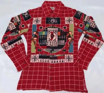 JeanPaulGAULTIER TV human pattern long sleeve shirt - Image 1 of 4
