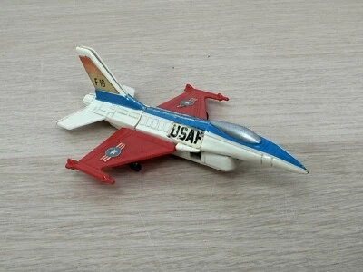 Auténtico avión de combate Remco Zybots intercambiables F-16 1984 vintage Foto 1 de 4