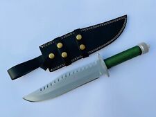 Custom Handmade Rambo First Blood 2 Bowie Knife Tactical  Knife + Sheath