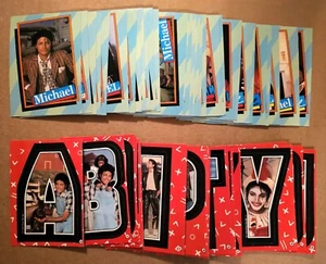 1984 Topps Michael Jackson Series 2 34-66 Stickers 1-33 Complete Set HIGH GRADE - Picture 1 of 2