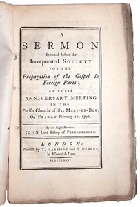 Sermon for the Society for the Propagation of the Gospel, 1776 - Imagen 1 de 5