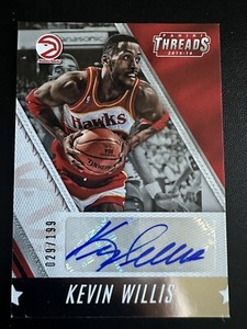 Kevin Willis, 2015-16 Panini Threads Signage /199 #S-KWS Auto