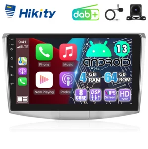 Radio de coche DAB+ 4+64G 8Core Carplay Android para VW Passat B7 GPS Navi WIFI BT RDS - Imagen 1 de 18