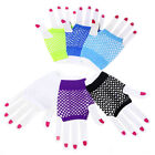 10Pairs Mesh Fishnet Gloves Half Finger For 80S Fancy Dress Accessories Lolita