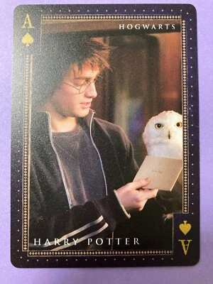 Harry Potter & Hedwig Playing Card Ace of Spades Tully's Coffee Promo Japanese - Image 1 of 4