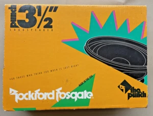 Vintage Old School Rockford Fosgate Punch SP-34P 3-1/2" Lautsprecher, NOS #224 - Bild 1 von 18