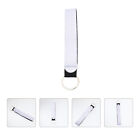 Neoprene Strap Wristlet Keychain DIY Blanks - 10pcs, White 
